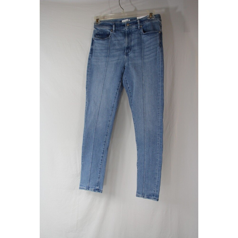 LOFT Women's The Curvy Skinny Denim Jeans Mid Rise Medium Wash size 27/4 NEW